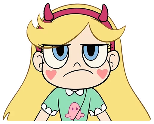 😕 Стикер «Star vs the forces of evil» для Telegram