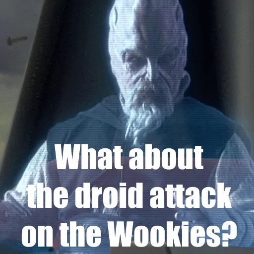 ❓ Стикер «Star Wars Prequel Memes» для Telegram