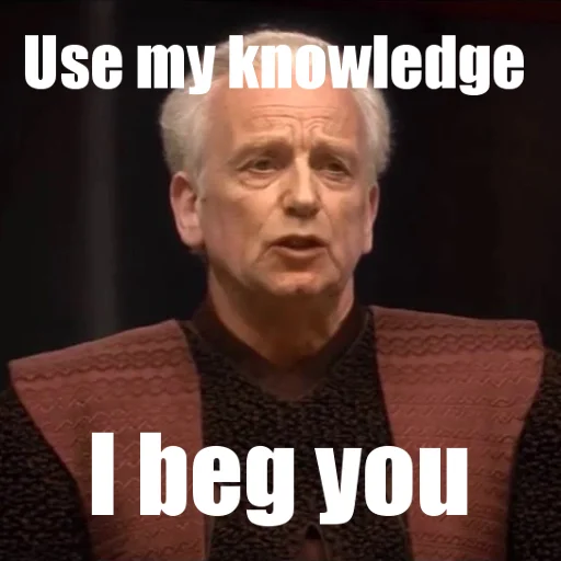 😟 Стикер «Star Wars Prequel Memes» для Telegram