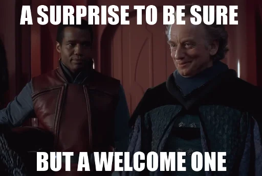 😏 Стикер «Star Wars Prequel Memes» для Telegram