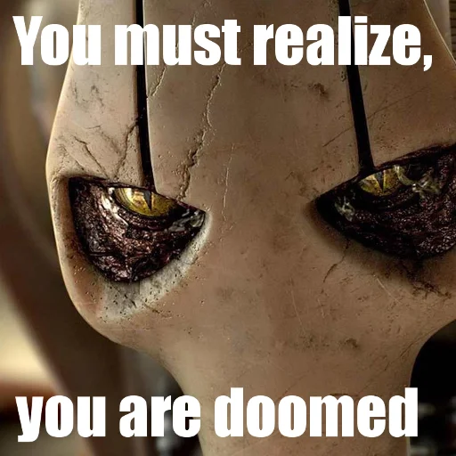 😈 Стикер «Star Wars Prequel Memes» для Telegram