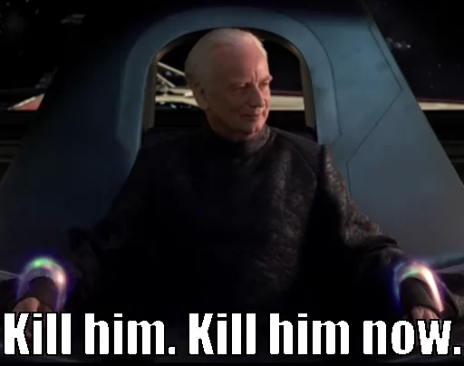 😠 Стикер «Star Wars Prequel Memes» для Telegram