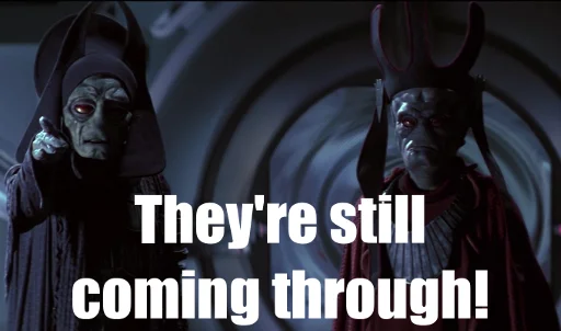 😮 Стикер «Star Wars Prequel Memes» для Telegram