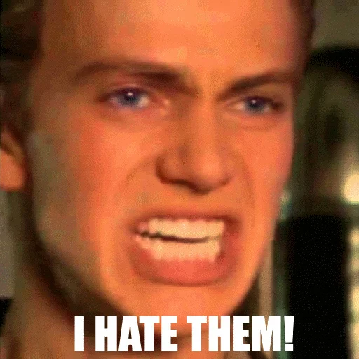 😡 Стикер «Star Wars Prequel Memes» для Telegram