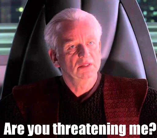😡 Стикер «Star Wars Prequel Memes» для Telegram