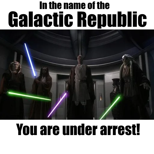 ❗️ Стикер «Star Wars Prequel Memes» для Telegram