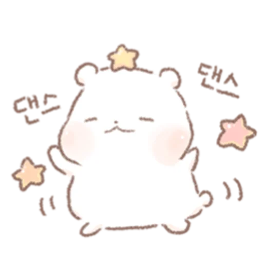 🧸 Стикер «Star candy Hamong» для Telegram