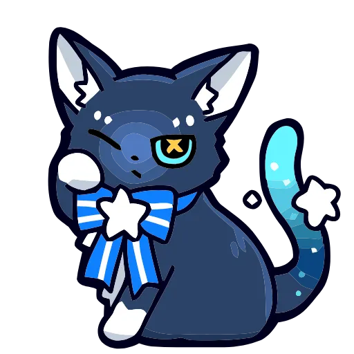 ⭐️ Эмодзи «Star Cat» для Telegram
