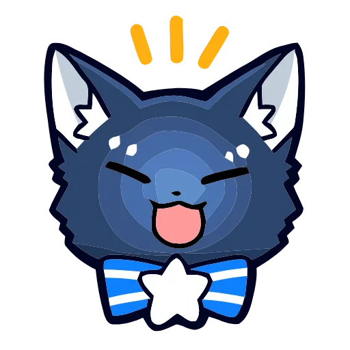 ⭐️ Эмодзи «Star Cat» для Telegram