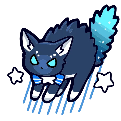 ⭐️ Эмодзи «Star Cat» для Telegram