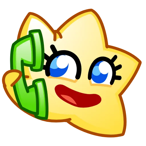 📞 Стикер «Star Emoji» для Telegram