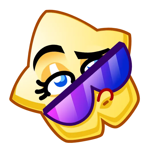 😎 Стикер «Star Emoji» для Telegram