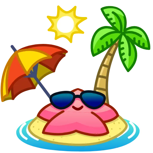 🏖 Стикер «Star Emoji» для Telegram