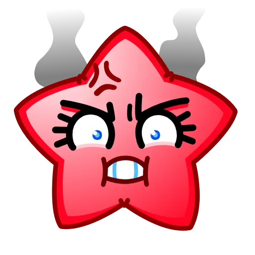 😡 Стикер «Star Emoji» для Telegram