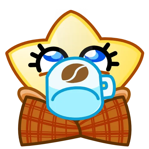 ☕ Стикер «Star Emoji» для Telegram