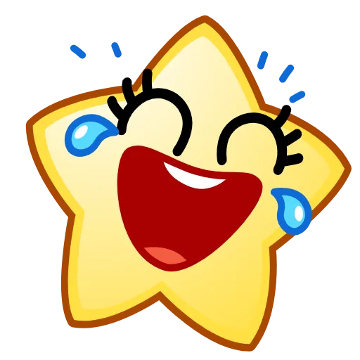 😂 Стикер «Star Emoji» для Telegram