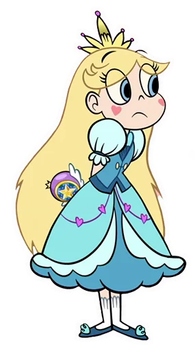 👸 Стикер «Звёздочка Баттерфляй» для Telegram