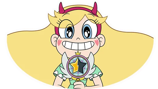 ✨ Стикер «Звёздочка Баттерфляй» для Telegram