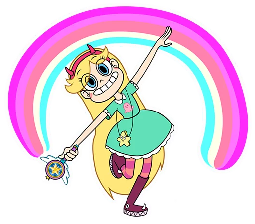 🌈 Стикер «Звёздочка Баттерфляй» для Telegram