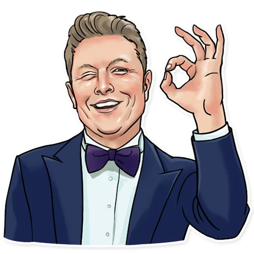👌 Стикер «Elon Musk» для Telegram
