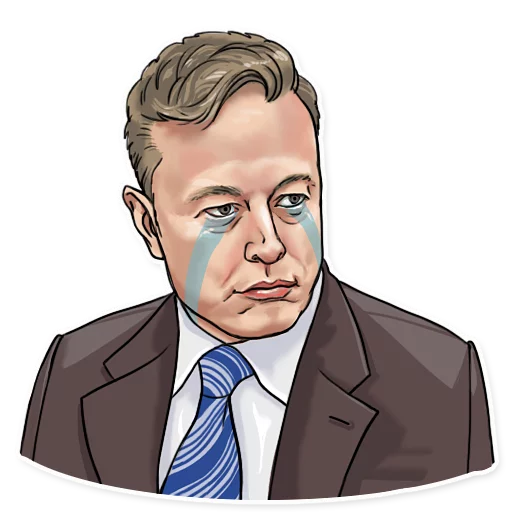 😭 Стикер «Elon Musk» для Telegram