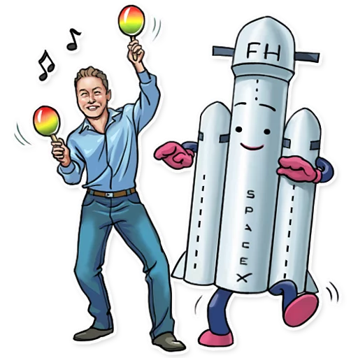 🕺 Стикер «Elon Musk» для Telegram