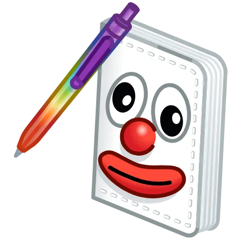 💎 Стикер «Star Notepad» для Telegram