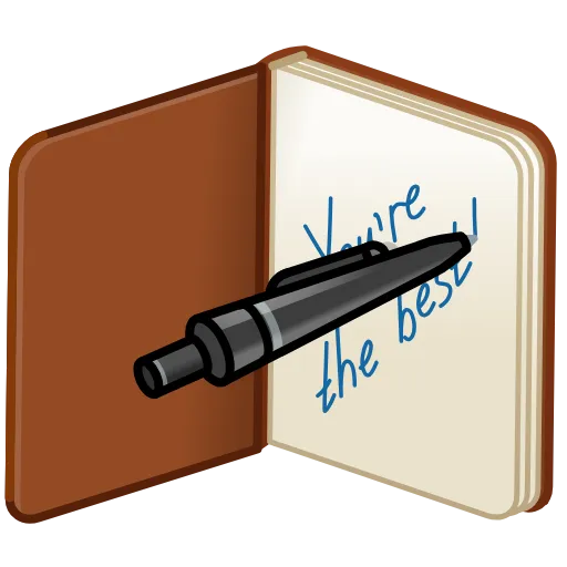 💎 Стикер «Star Notepad» для Telegram