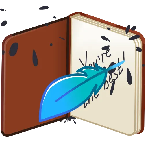 💎 Стикер «Star Notepad» для Telegram