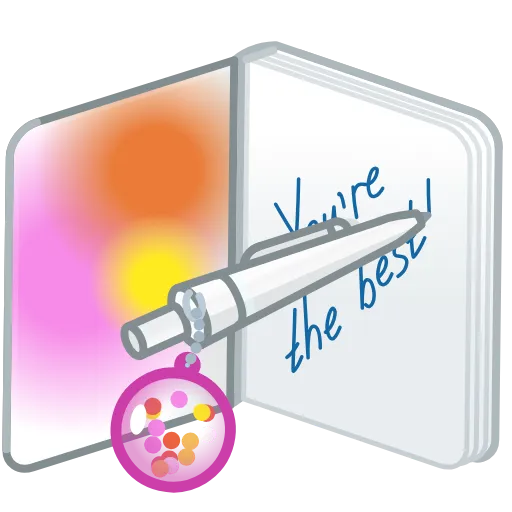 💎 Стикер «Star Notepad» для Telegram