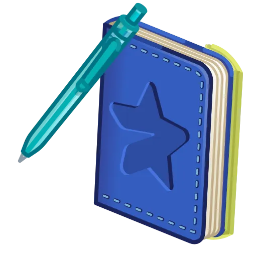 💎 Стикер «Star Notepad» для Telegram