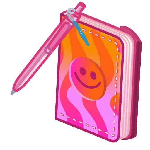 💎 Стикер «Star Notepad» для Telegram
