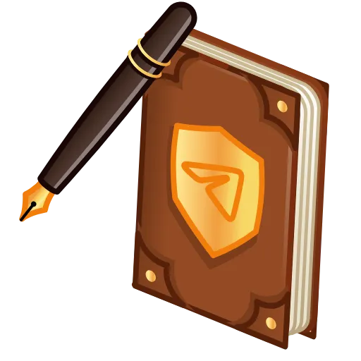 💎 Стикер «Star Notepad» для Telegram