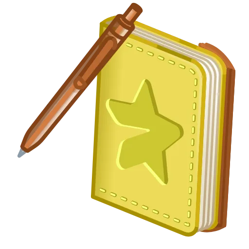 💎 Стикер «Star Notepad» для Telegram
