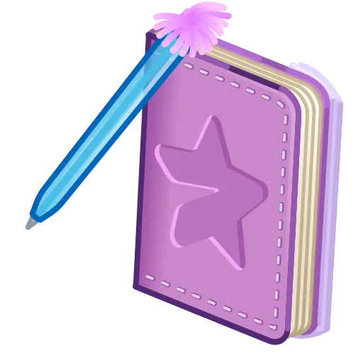 💎 Стикер «Star Notepad» для Telegram