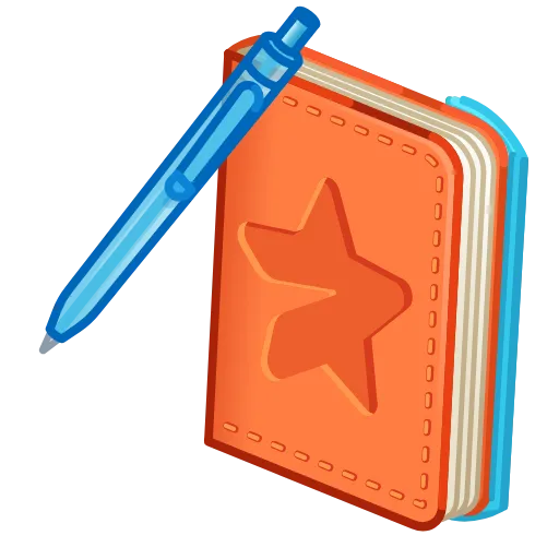 🗒 Эмодзи «Star Notepad» для Telegram