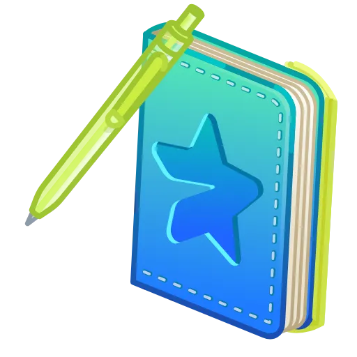 🗒 Эмодзи «Star Notepad» для Telegram