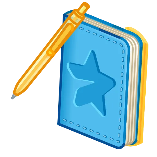 🗒 Эмодзи «Star Notepad» для Telegram