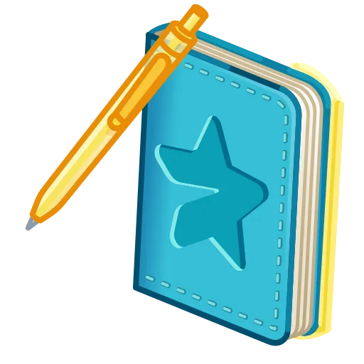 🗒 Эмодзи «Star Notepad» для Telegram