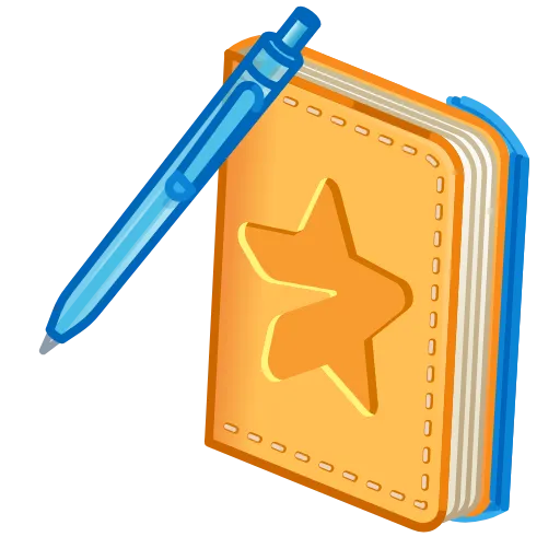 🗒 Эмодзи «Star Notepad» для Telegram