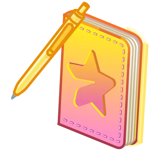 🗒 Эмодзи «Star Notepad» для Telegram