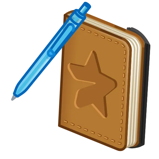 🗒 Эмодзи «Star Notepad» для Telegram