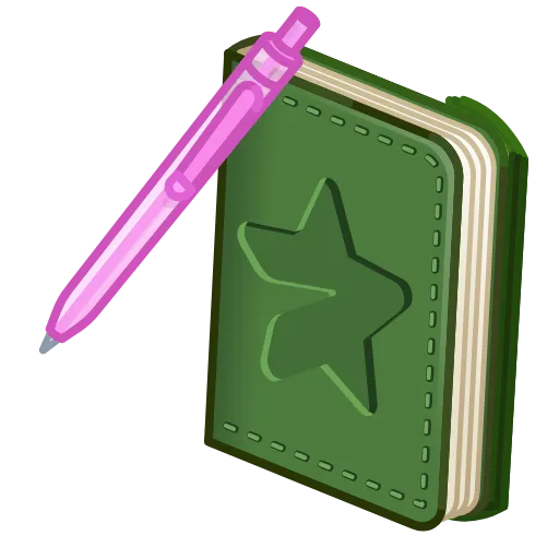 🗒 Эмодзи «Star Notepad» для Telegram
