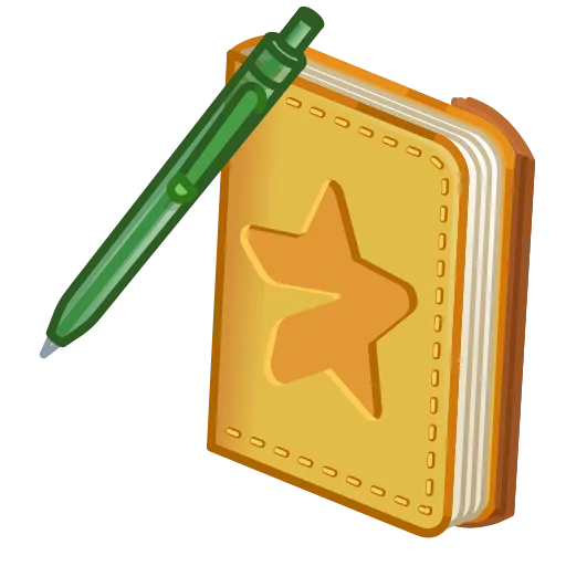 🗒 Эмодзи «Star Notepad» для Telegram