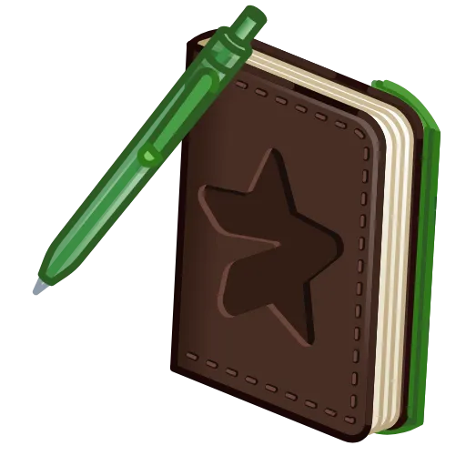 🗒 Эмодзи «Star Notepad» для Telegram