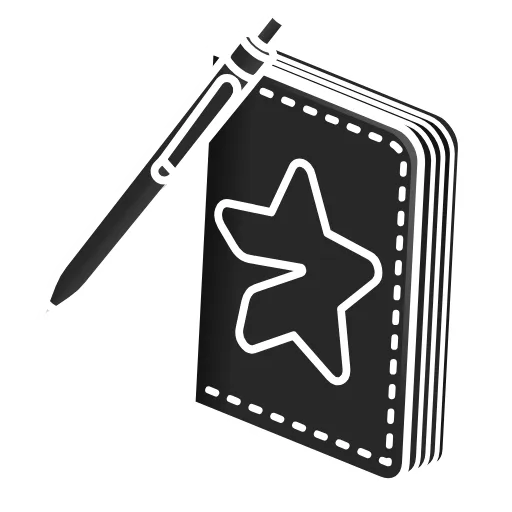 🗒 Эмодзи «Star Notepad» для Telegram