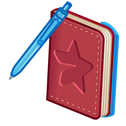 🗒 Эмодзи «Star Notepad» для Telegram
