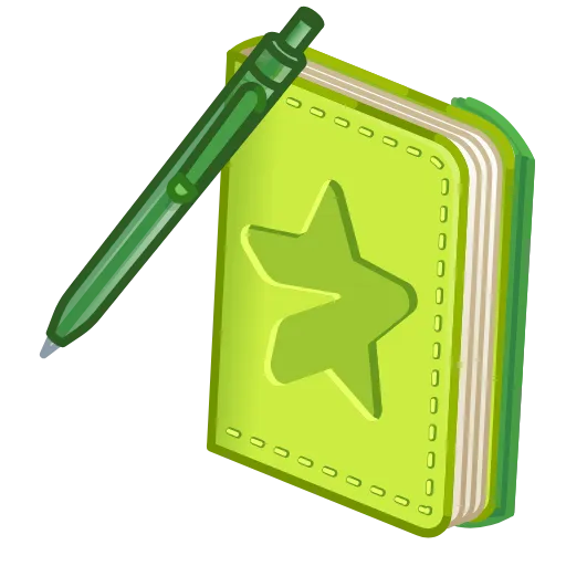 🗒 Эмодзи «Star Notepad» для Telegram