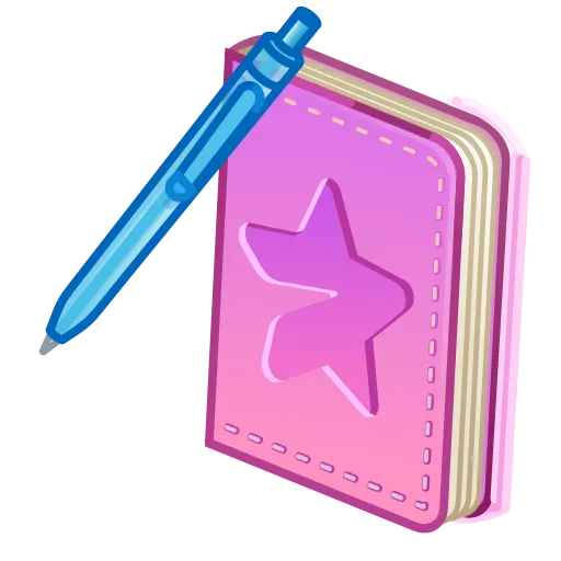 🗒 Эмодзи «Star Notepad» для Telegram