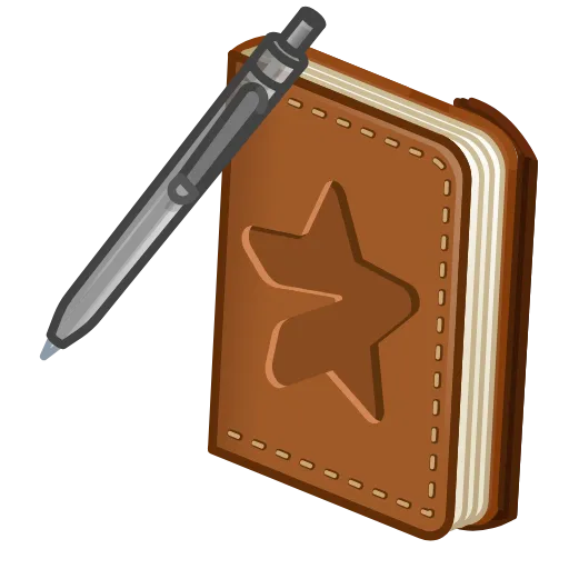 🗒 Эмодзи «Star Notepad» для Telegram